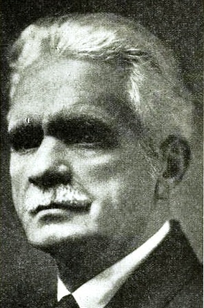 Formal portrait of Brigham Henry (B.H.) Roberts, Senior President of the Seventy, c. 1934. He authored 'The Truth, the Way, the Life,' a systematic theology arguing for pre-Adamic intelligent life and an ancient earth, which the First Presidency declined to publish in the early 1930s.