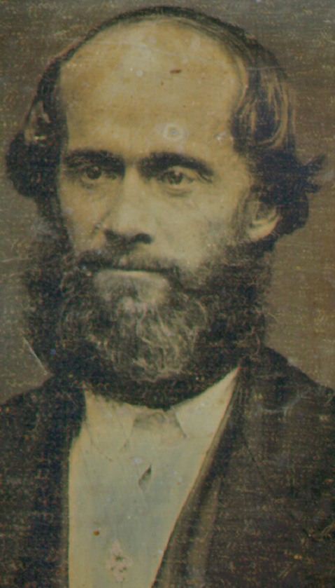 1856 daguerreotype portrait of James Jesse Strang, taken on Beaver Island shortly before his assassination